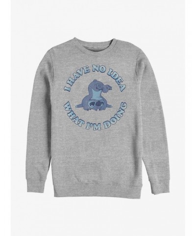 Disney Lilo & Stitch No Idea Crew Sweatshirt $12.10 Sweatshirts