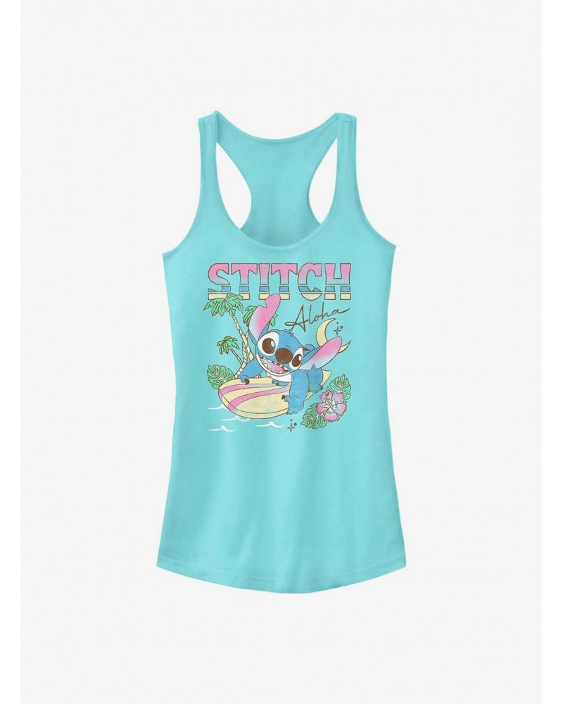 Disney Lilo & Stitch Aloha Stitch Girls Tank $8.37 Tanks