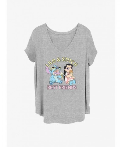 Disney Lilo & Stitch Best Friends Girls T-Shirt Plus Size $7.17 T-Shirts