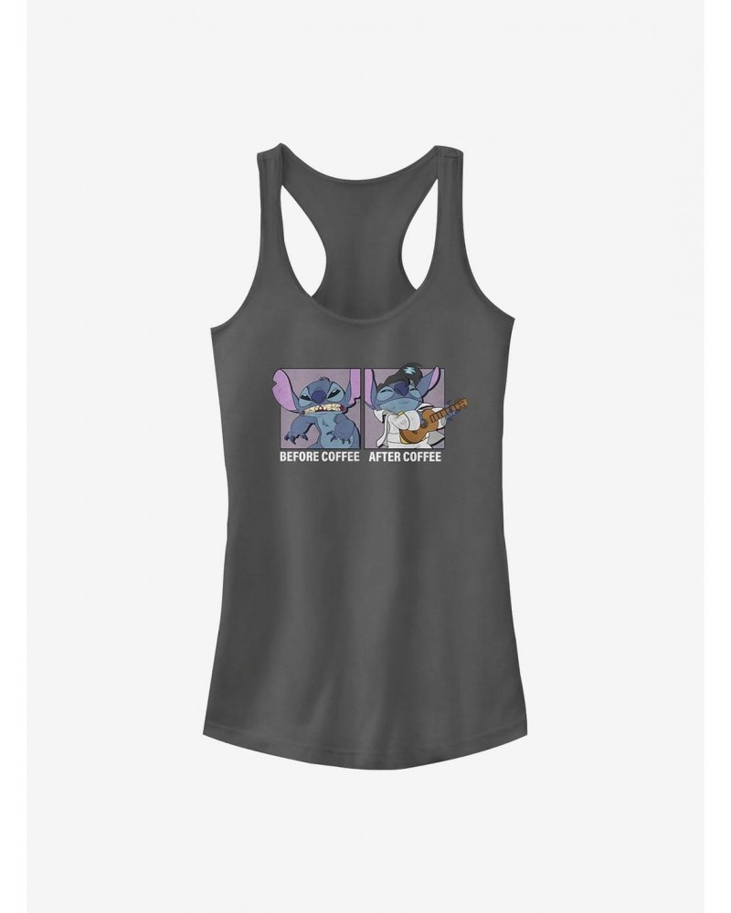 Disney Lilo & Stitch Coffee Girls Tank $6.37 Tanks