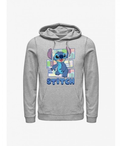 Disney Lilo & Stitch Pattern Stitch Hoodie $13.65 Hoodies