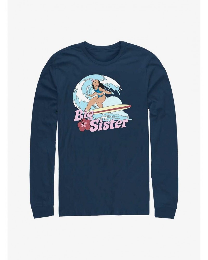 Disney Lilo & Stitch Big Sister Nani Long-Sleeve T-Shirt $8.16 T-Shirts