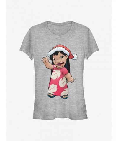 Disney Lilo & Stitch Christmas Lilo Girls T-Shirt $7.77 T-Shirts