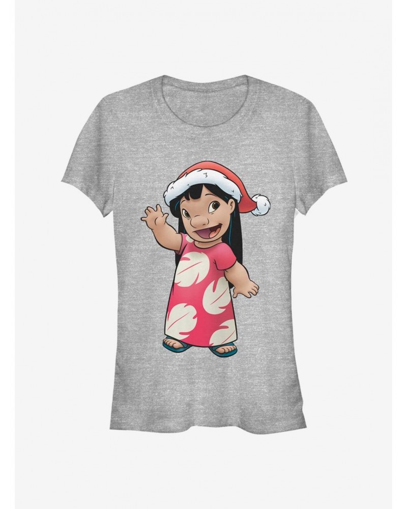 Disney Lilo & Stitch Christmas Lilo Girls T-Shirt $7.77 T-Shirts