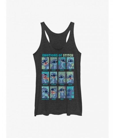 Disney Lilo & Stitch Emotions Of Stitch Girls Tank $9.53 Tanks