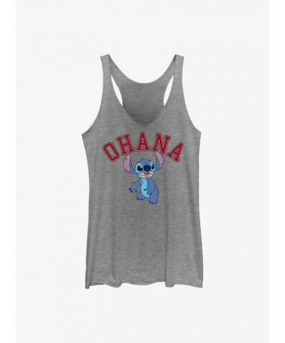 Disney Lilo & Stitch Ohana Collegiate Girls Tank $6.22 Tanks