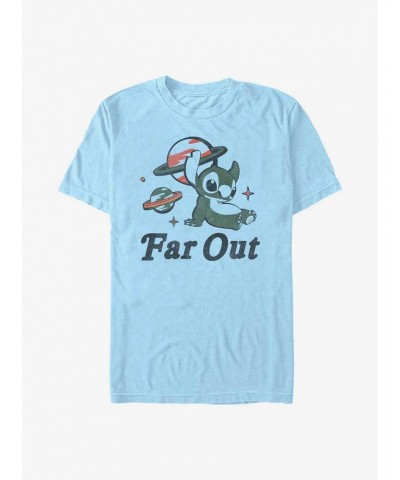 Disney Lilo & Stitch Far Out Stitch T-Shirt $8.22 T-Shirts