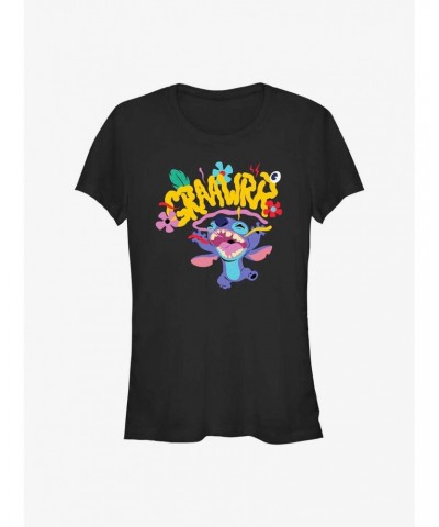 Disney Lilo & Stitch Graawrr Girls T-Shirt $8.96 T-Shirts