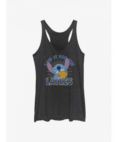 Disney Lilo & Stitch Did It For Hanukkah Latkes Girls Tank $9.53 Tanks