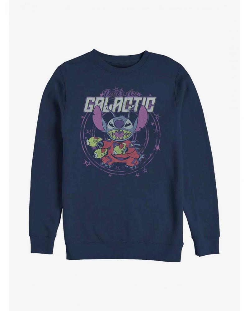 Disney Lilo & Stitch Dad's Are Galactic Crew Sweatshirt $10.04 Sweatshirts