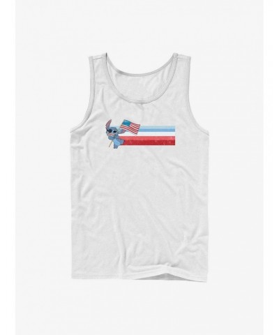 Disney Lilo & Stitch Patriotic Stitch Tank $9.36 Tanks