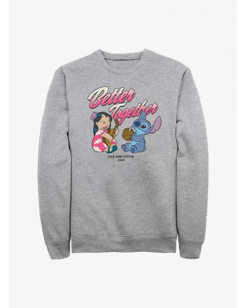 Disney Lilo & Stitch Chillin Sweatshirt $9.74 Sweatshirts