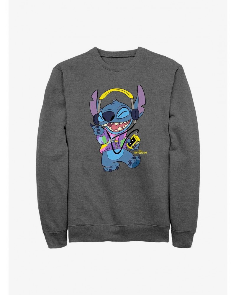 Disney Lilo & Stitch Rockin' Stitch Sweatshirt $13.28 Sweatshirts