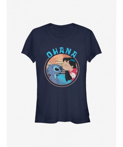 Disney Lilo & Stitch Lilo And Stitch Ohana Girls T-Shirt $9.56 T-Shirts