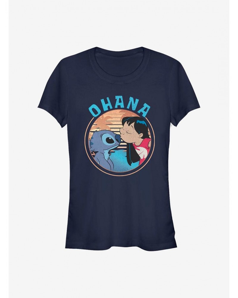 Disney Lilo & Stitch Lilo And Stitch Ohana Girls T-Shirt $9.56 T-Shirts