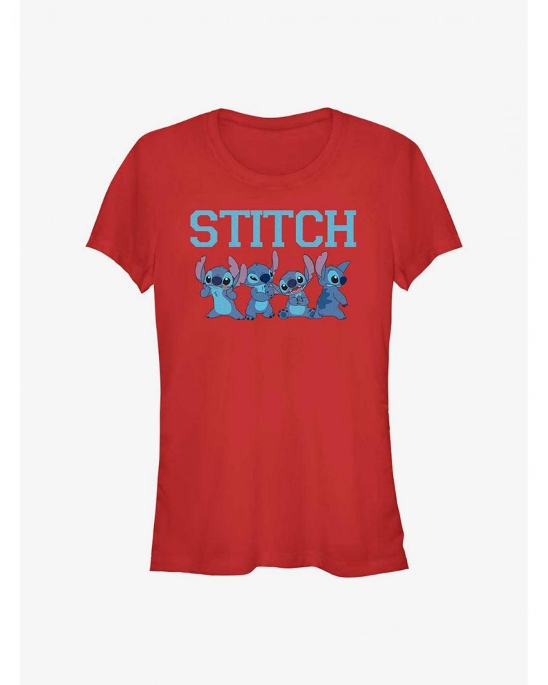 Dsny Lilo Stch The Stitches Happy Stitch Girls T-Shirt $6.97 T-Shirts