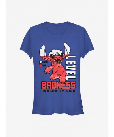 Disney Lilo & Stitch Badness Level Girls T-Shirt $9.76 T-Shirts