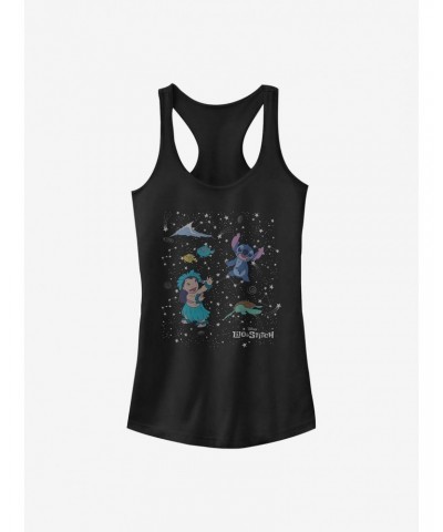 Disney Lilo & Stitch Constelation Lilo Stitch Girls Tank $9.56 Tanks