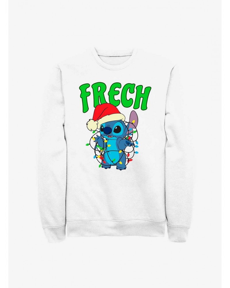 Disney Lilo & Stitch Frech Naughty in German Sweatshirt $10.63 Sweatshirts