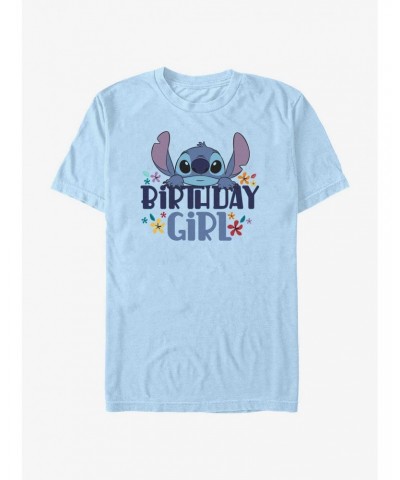 Disney Lilo & Stitch Birthday Girl Stitch T-Shirt $7.07 T-Shirts