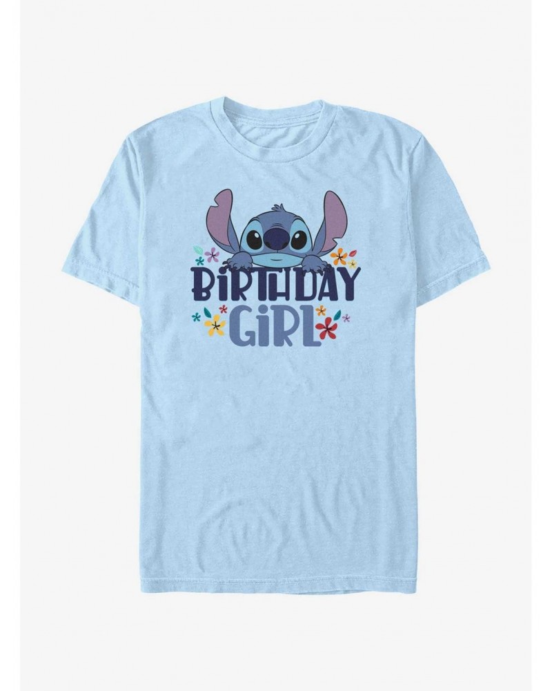 Disney Lilo & Stitch Birthday Girl Stitch T-Shirt $7.07 T-Shirts