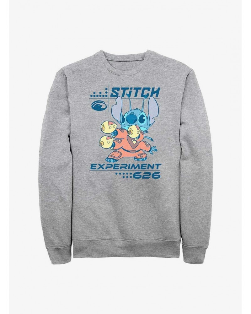 Disney Lilo & Stitch Experiment 626 Crew Sweatshirt $12.40 Sweatshirts