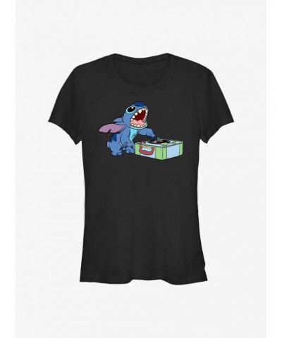 Disney Lilo & Stitch DJ Stitch Girls T-Shirt $6.57 T-Shirts