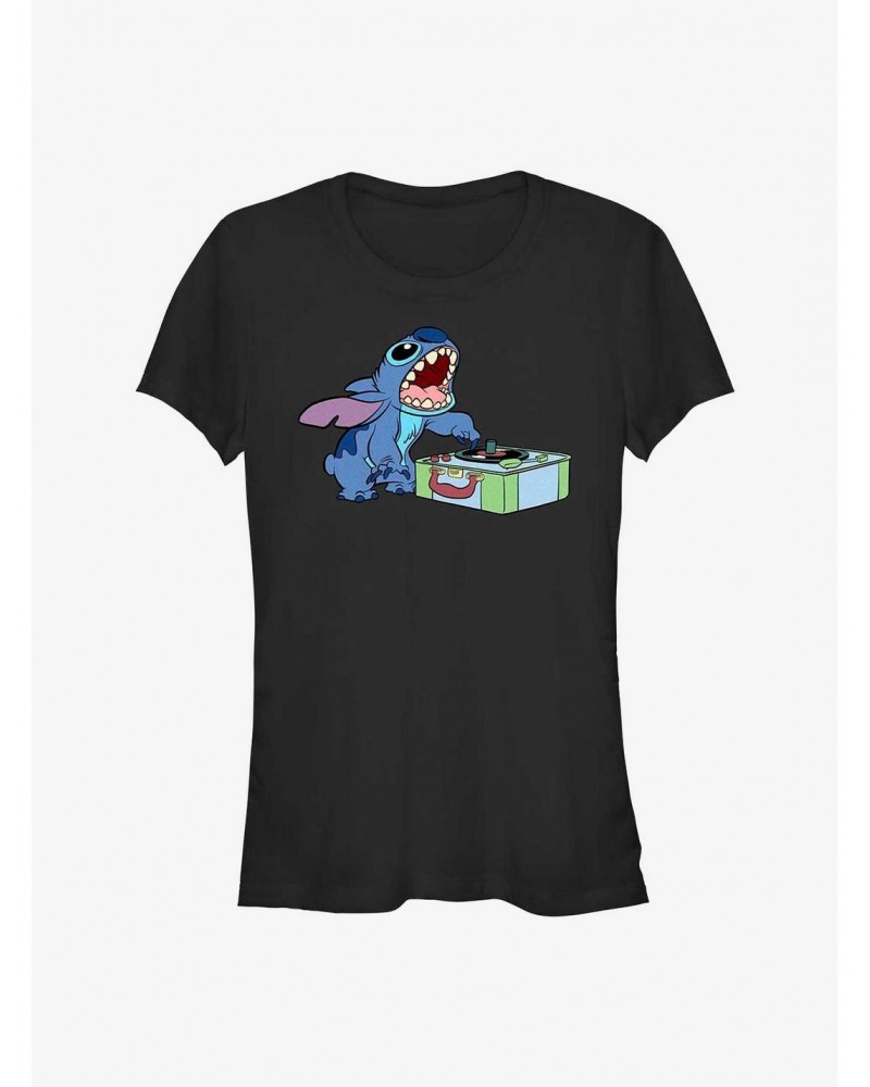 Disney Lilo & Stitch DJ Stitch Girls T-Shirt $6.57 T-Shirts