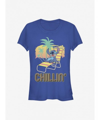 Disney Lilo & Stitch Chillin' Girls T-Shirt $7.37 T-Shirts