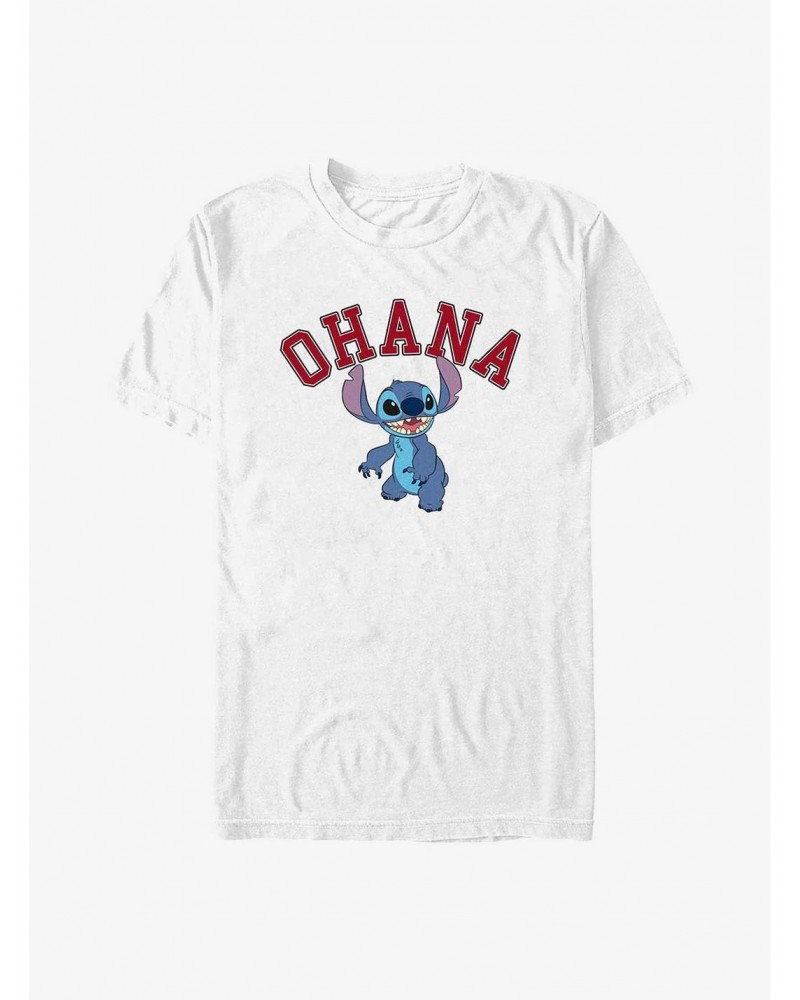 Disney Lilo & Stitch Ohana Collegiate T-Shirt $9.18 T-Shirts