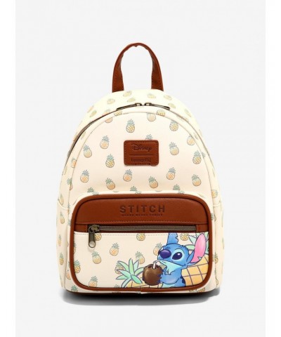 Loungefly Disney Lilo & Stitch Pineapple Mini Backpack $12.77 Backpacks