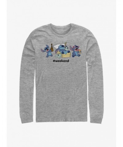 Disney Lilo & Stitch Weekend Long-Sleeve T-Shirt $12.11 T-Shirts