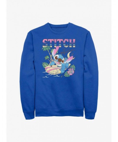 Disney Lilo & Stitch Aloha Stitch Crew Sweatshirt $10.04 Sweatshirts