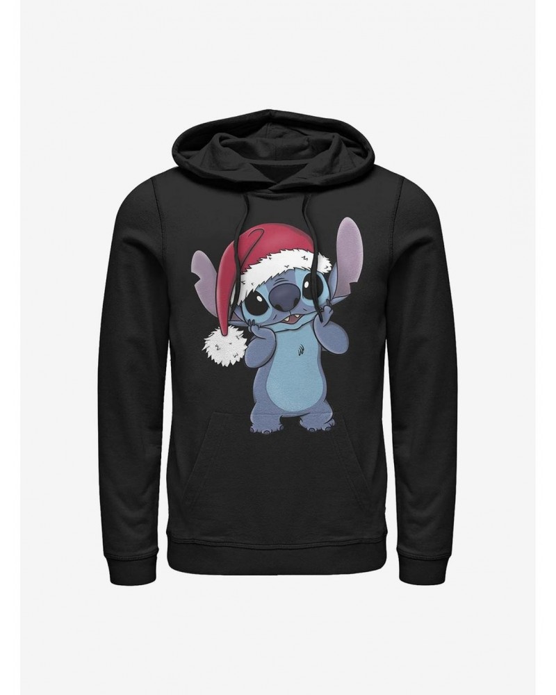 Disney Lilo & Stitch Santa Hat Hoodie $16.16 Hoodies