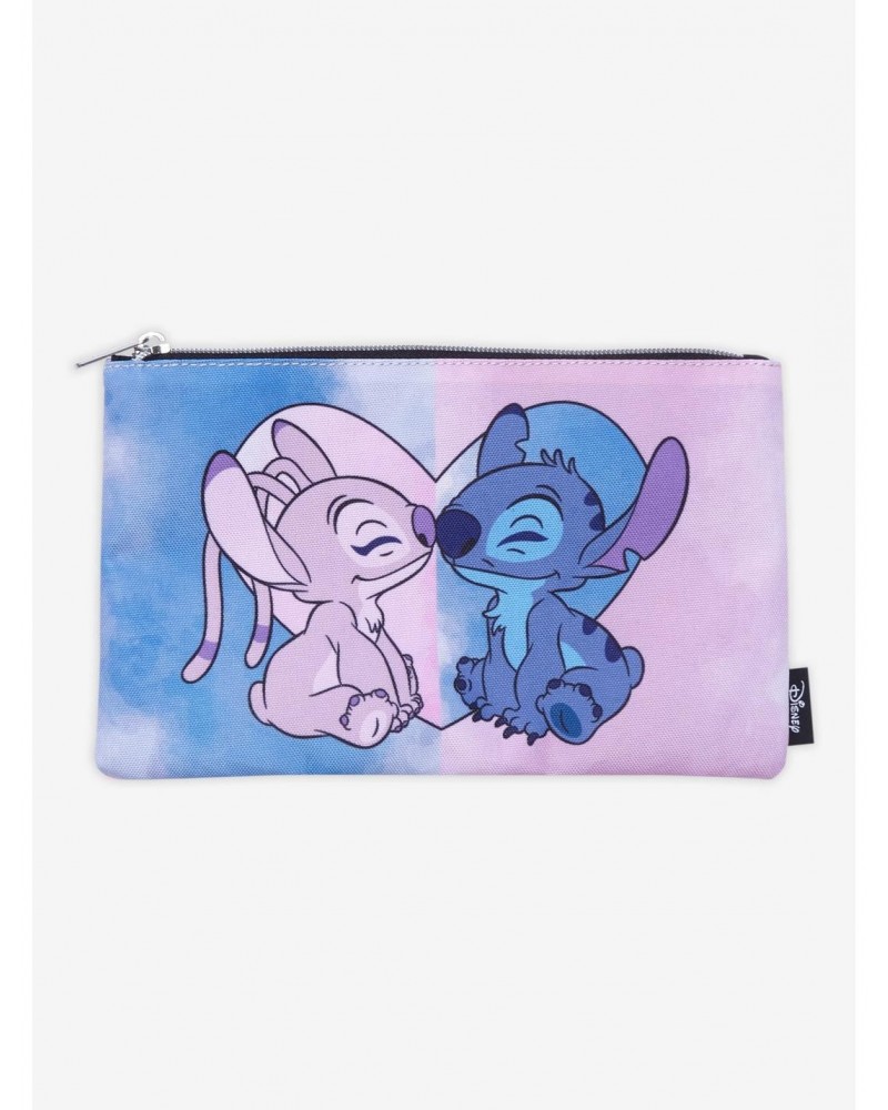 Loungefly Disney Lilo & Stitch Split Heart Makeup Bag $4.47 Bags