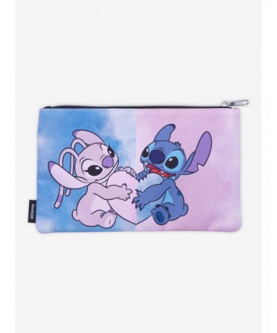 Loungefly Disney Lilo & Stitch Split Heart Makeup Bag $4.47 Bags