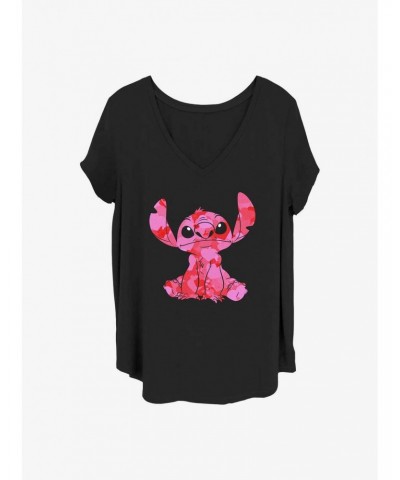 Disney Lilo & Stitch Heart Fill Girls T-Shirt Plus Size $8.09 T-Shirts