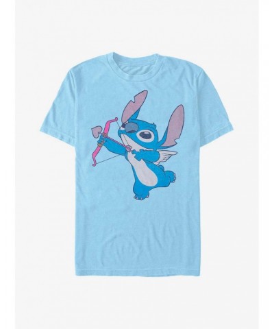 Disney Lilo & Stitch Love Shot Cupid Stitch Extra Soft T-Shirt $11.72 T-Shirts