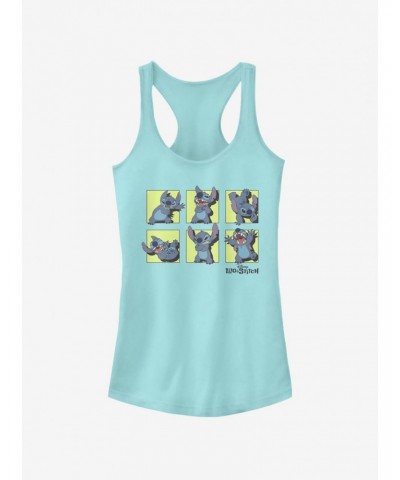 Disney Lilo & Stitch Stitch Poses Girls Tank $9.56 Tanks