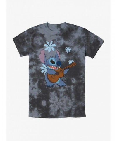 Disney Lilo & Stitch Ukulele Stitch Tie-Dye T-Shirt $10.15 T-Shirts