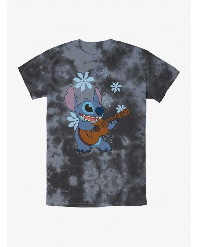 Disney Lilo & Stitch Ukulele Stitch Tie-Dye T-Shirt $10.15 T-Shirts