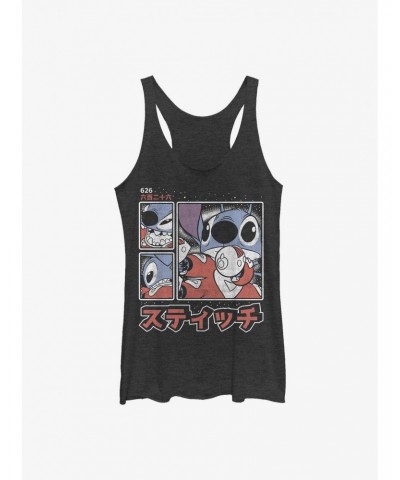 Disney Lilo & Stitch Japanese Text Girls Tank $8.70 Tanks