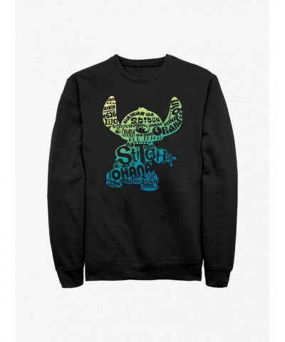 Disney Lilo & Stitch Text Fill Sweatshirt $13.58 Sweatshirts