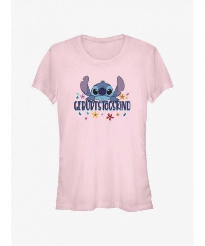 Disney Lilo & Stitch German Birthday Girls T-Shirt $7.77 T-Shirts