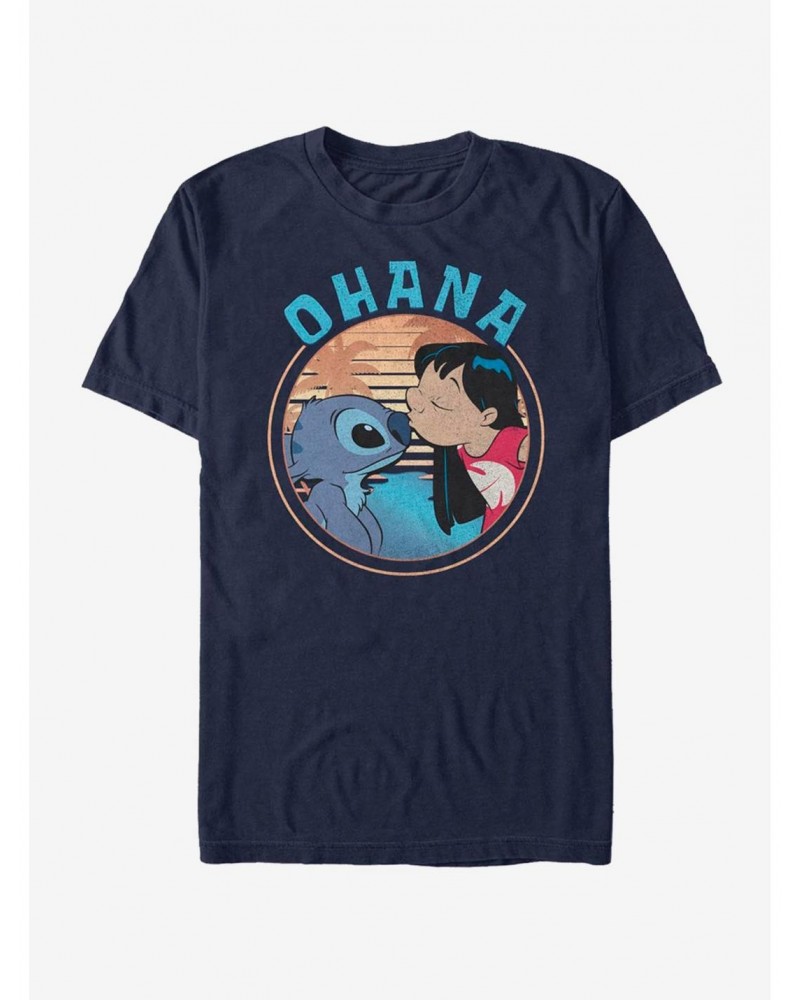 Disney Lilo & Stitch Ohana Frame T-Shirt $9.18 T-Shirts