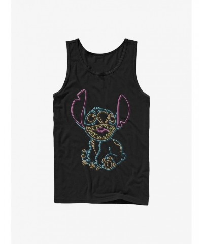 Disney Lilo & Stitch Neon Stitch Tank $9.76 Tanks