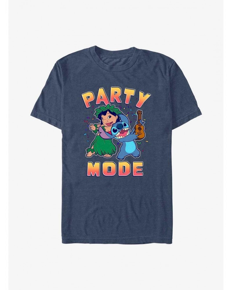 Disney Lilo & Stitch Party Mode T-Shirt $9.56 T-Shirts