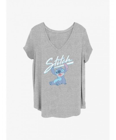 Disney Lilo & Stitch Wink Girls T-Shirt Plus Size $11.56 T-Shirts