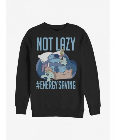 Disney Lilo & Stitch Lazy Energy Crew Sweatshirt $12.10 Sweatshirts