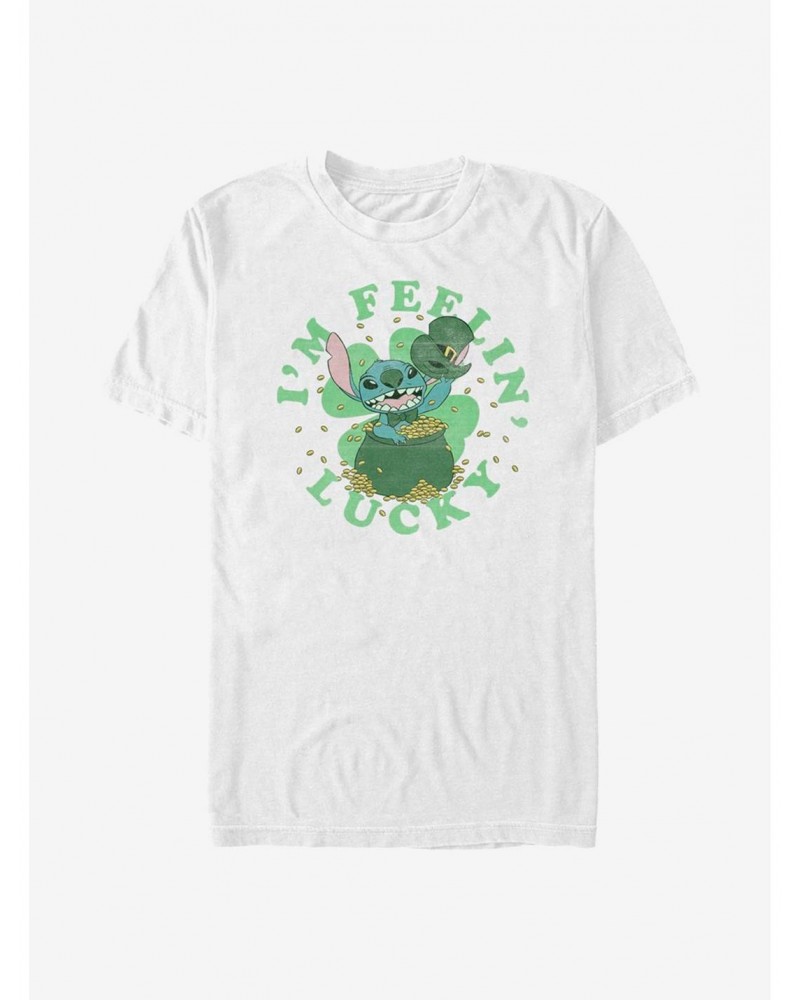 Disney Lilo & Stitch I'm Feelin Lucky T-Shirt $8.80 T-Shirts